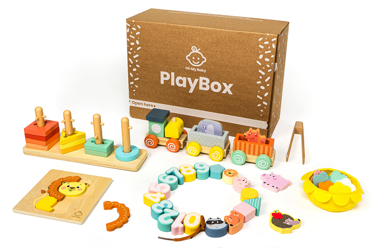 Giocattoli Educativi 19 mesi 20 mesi anno Play Box Oh My Baby